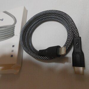 MAGNETIC CHARGING DATA CABLE NEAT & TIDY SELF-WINDING 40" LENGTH IPHONE 🌟